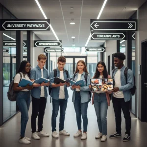 T Levels vs. A Levels 2026: UK Post-16 Education Pathways Explored Students considering T Levels and A Levels for post-16 education in the UK